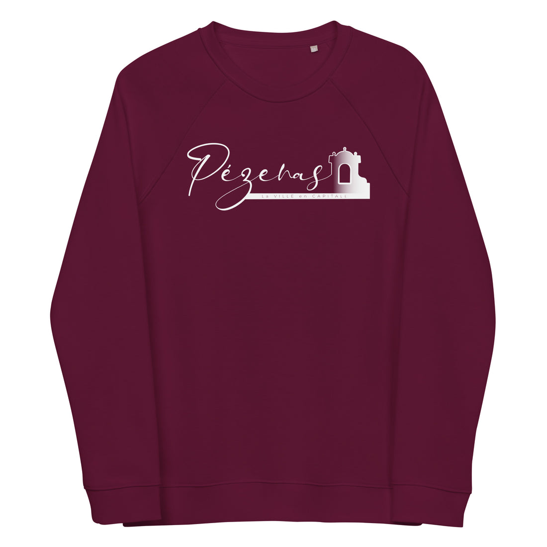 Mairie de Pézenas - Sweatshirt écologique raglan unisexe