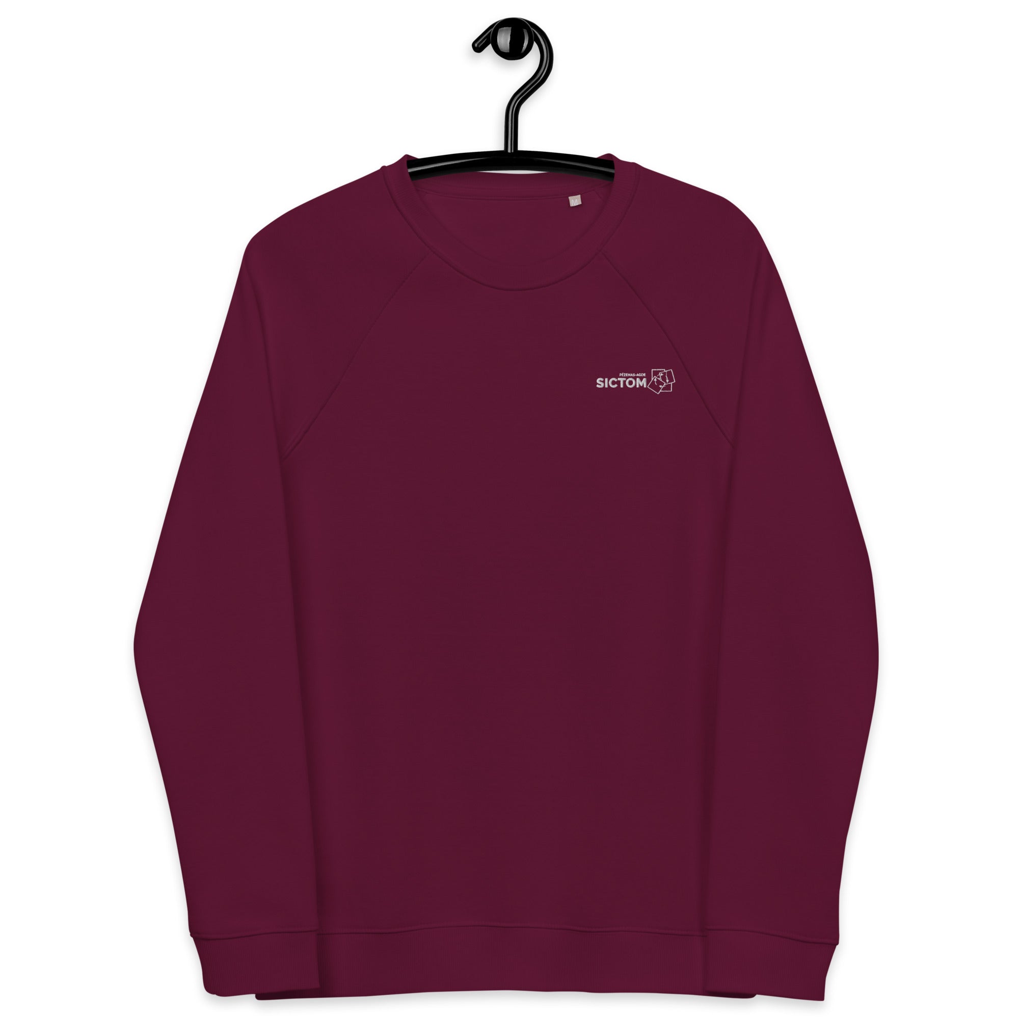 Sictom - Sweatshirt écologique raglan unisexe - Brodé