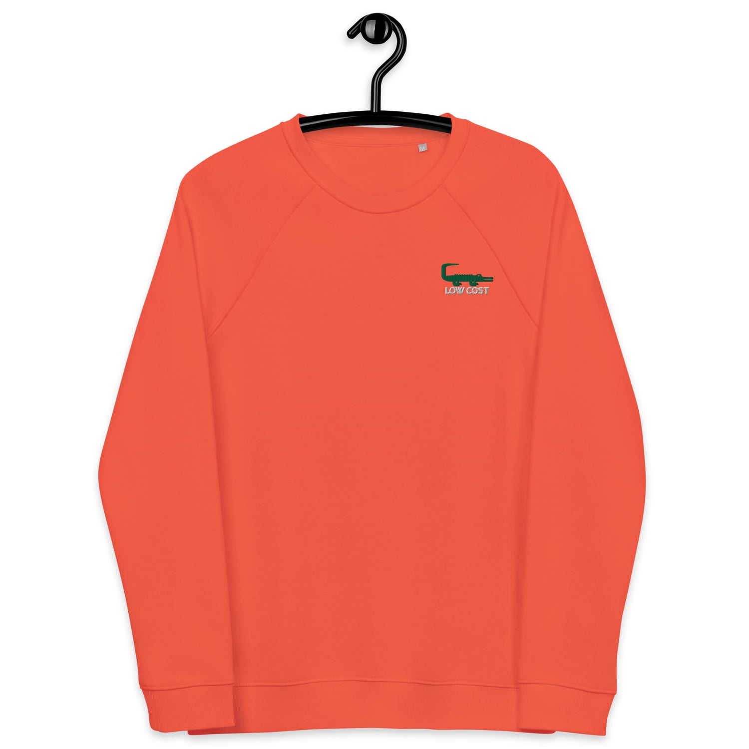 Low Cost - Sweat col rond écologique raglan unisexe - Brodé