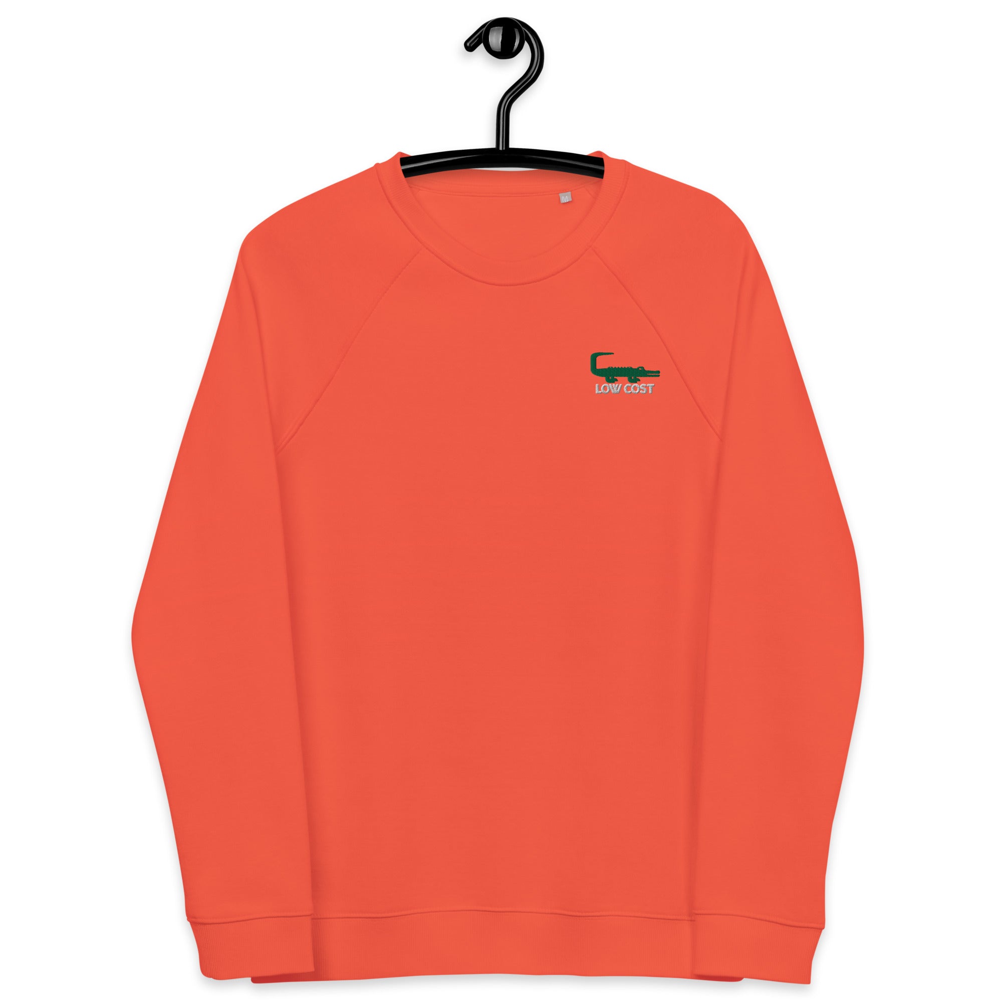 Low Cost - Sweat col rond écologique raglan unisexe - Brodé