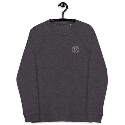 Halles Mazuc - Sweat Col Rond écologique raglan unisexe - Coeur et Dos