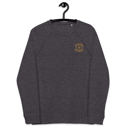 Hoya Poké - Sweat Col Rond écologique raglan unisexe brodé