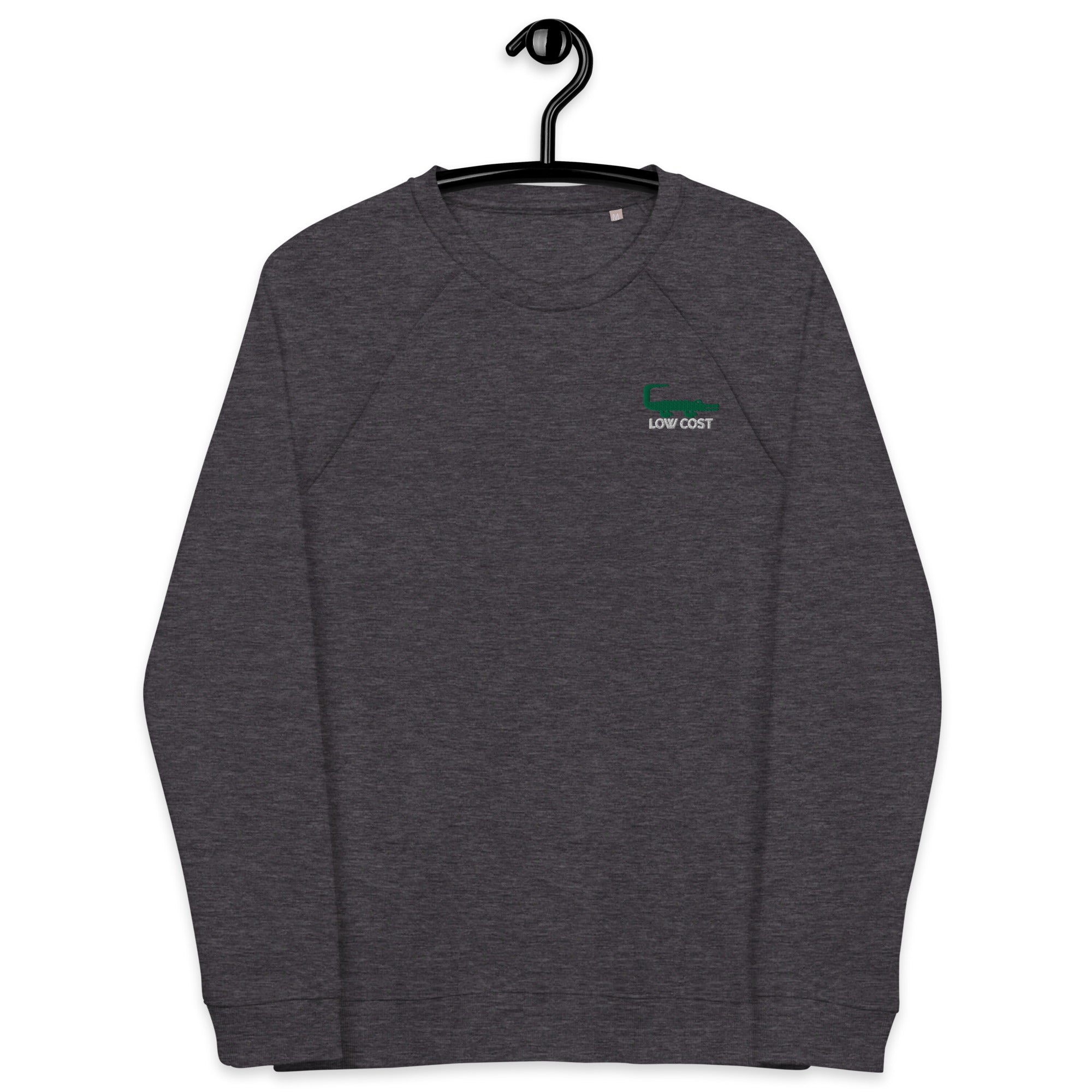 Low Cost - Sweat col rond écologique raglan unisexe - Brodé