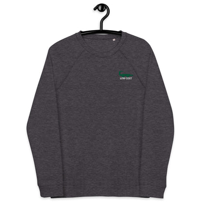 Low Cost - Sweat col rond écologique raglan unisexe - Brodé