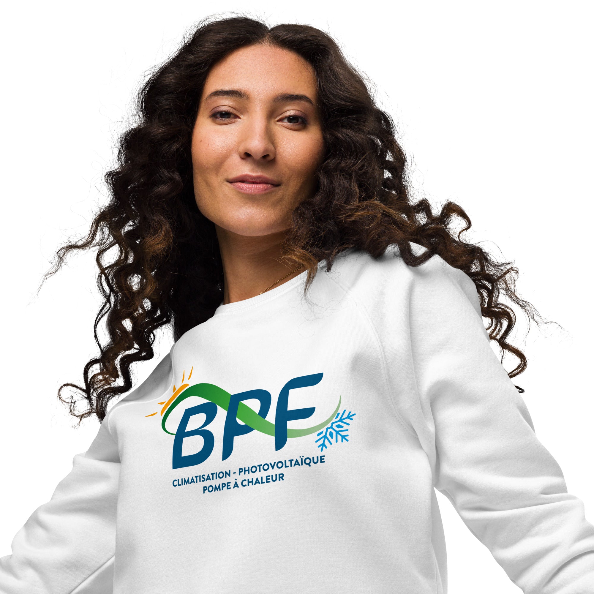 BPF - Sweatshirt écologique raglan unisexe