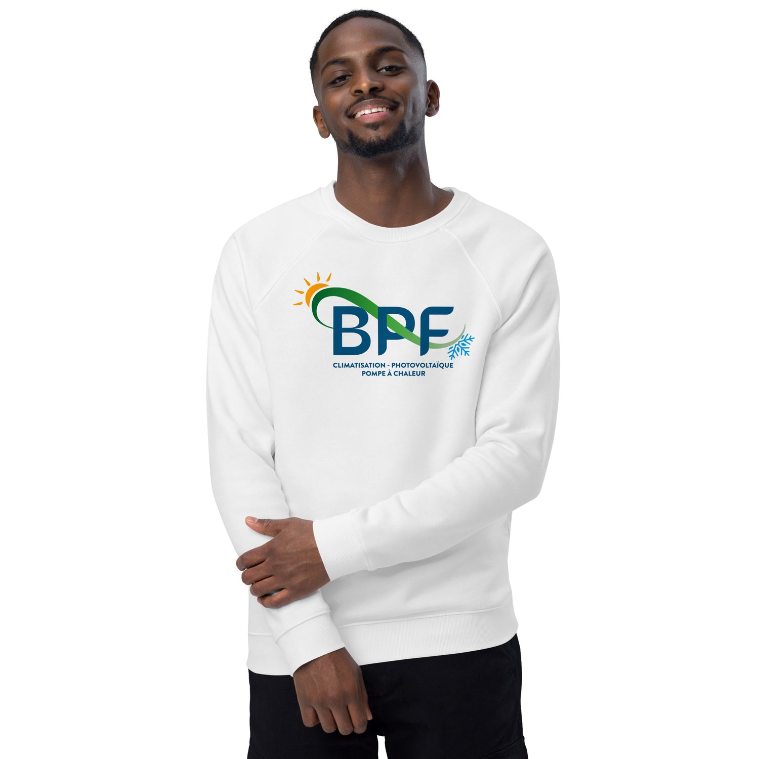 BPF - Sweatshirt écologique raglan unisexe