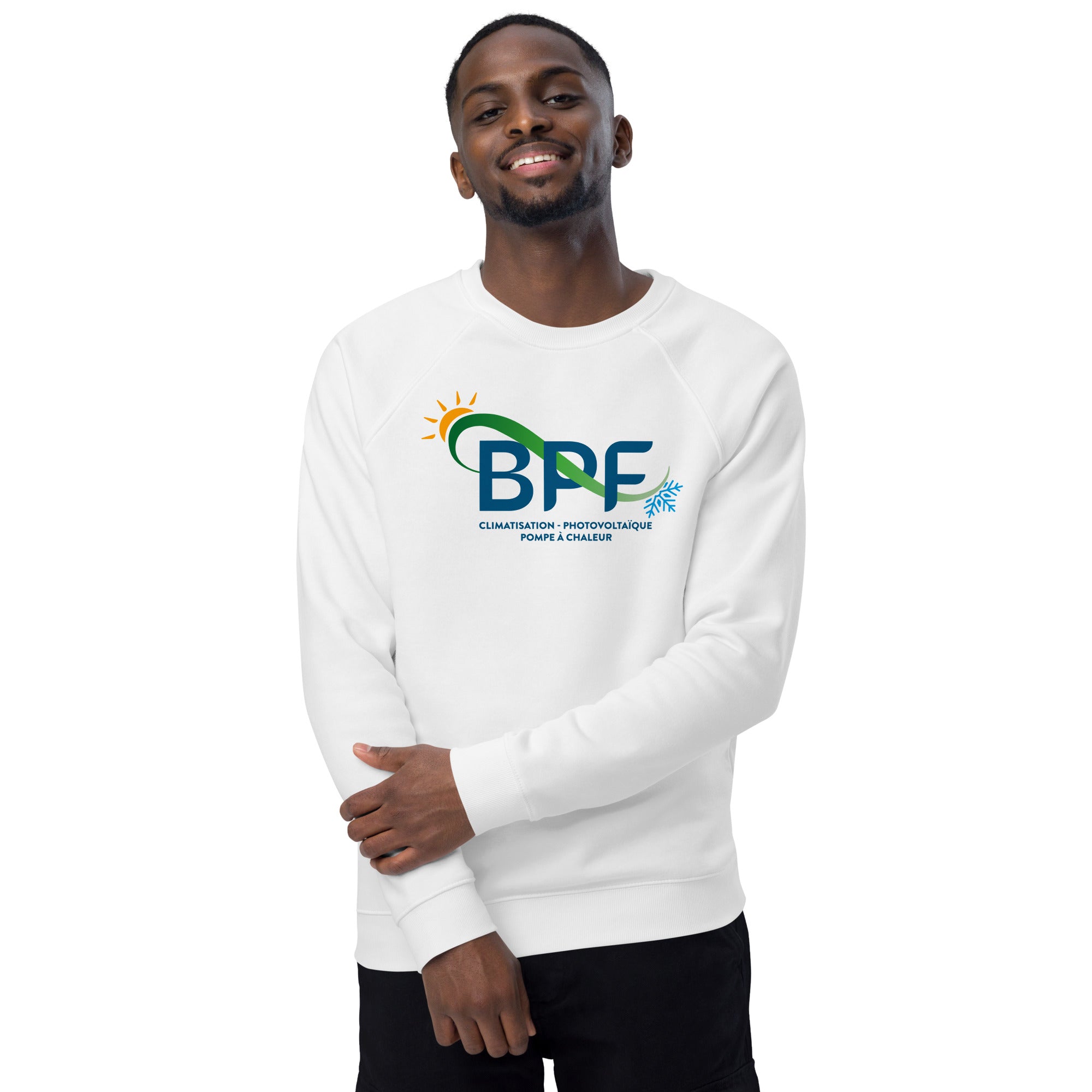 BPF - Sweatshirt écologique raglan unisexe