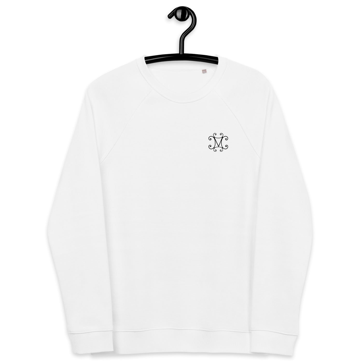 Halles Mazuc - Sweat Col Rond écologique raglan unisexe - Coeur et Dos