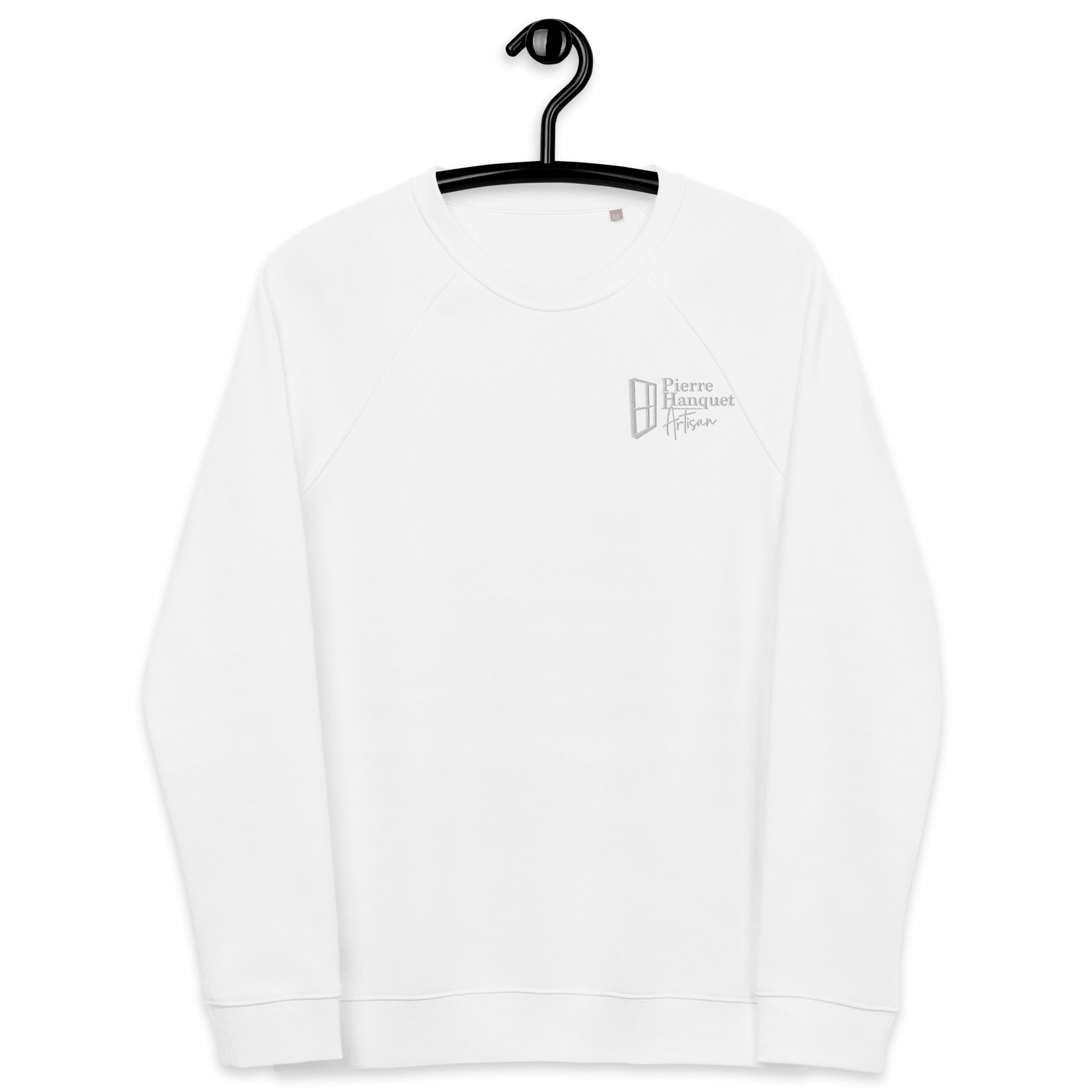 Pierre Hanquet - Sweat col rond écologique raglan unisexe - Brodé