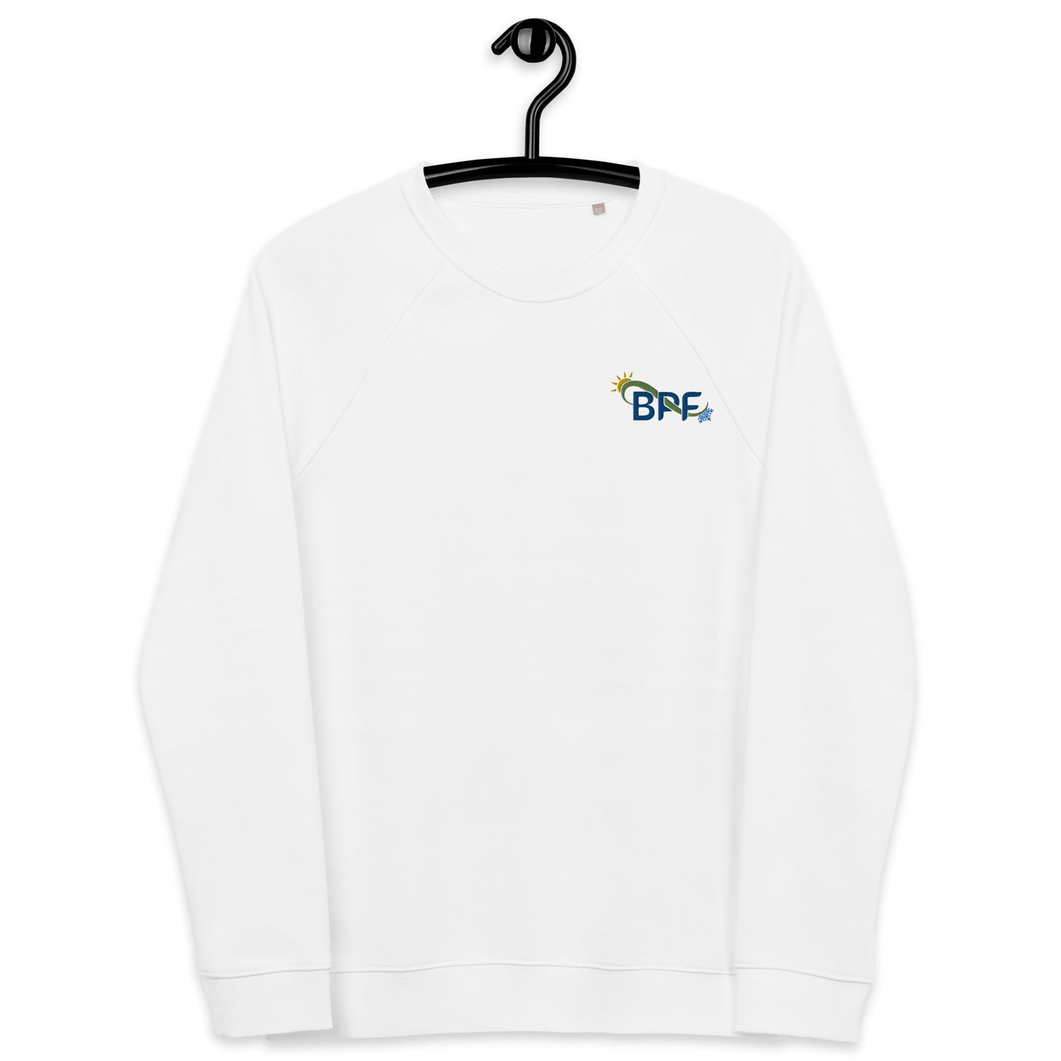BPF - Sweatshirt écologique raglan unisexe - Brodé
