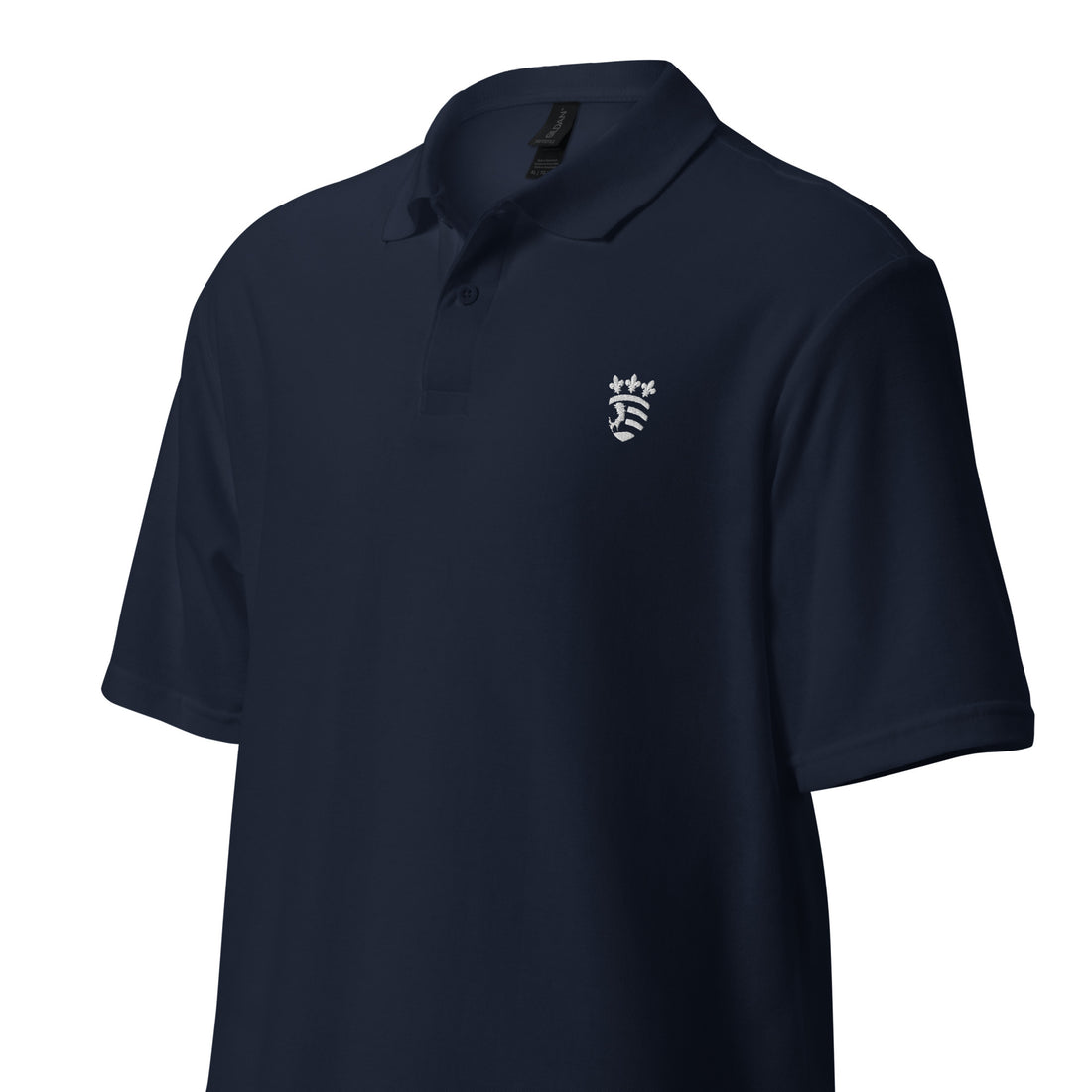 Blason Pézenas - Polo piqué unisexe brodé