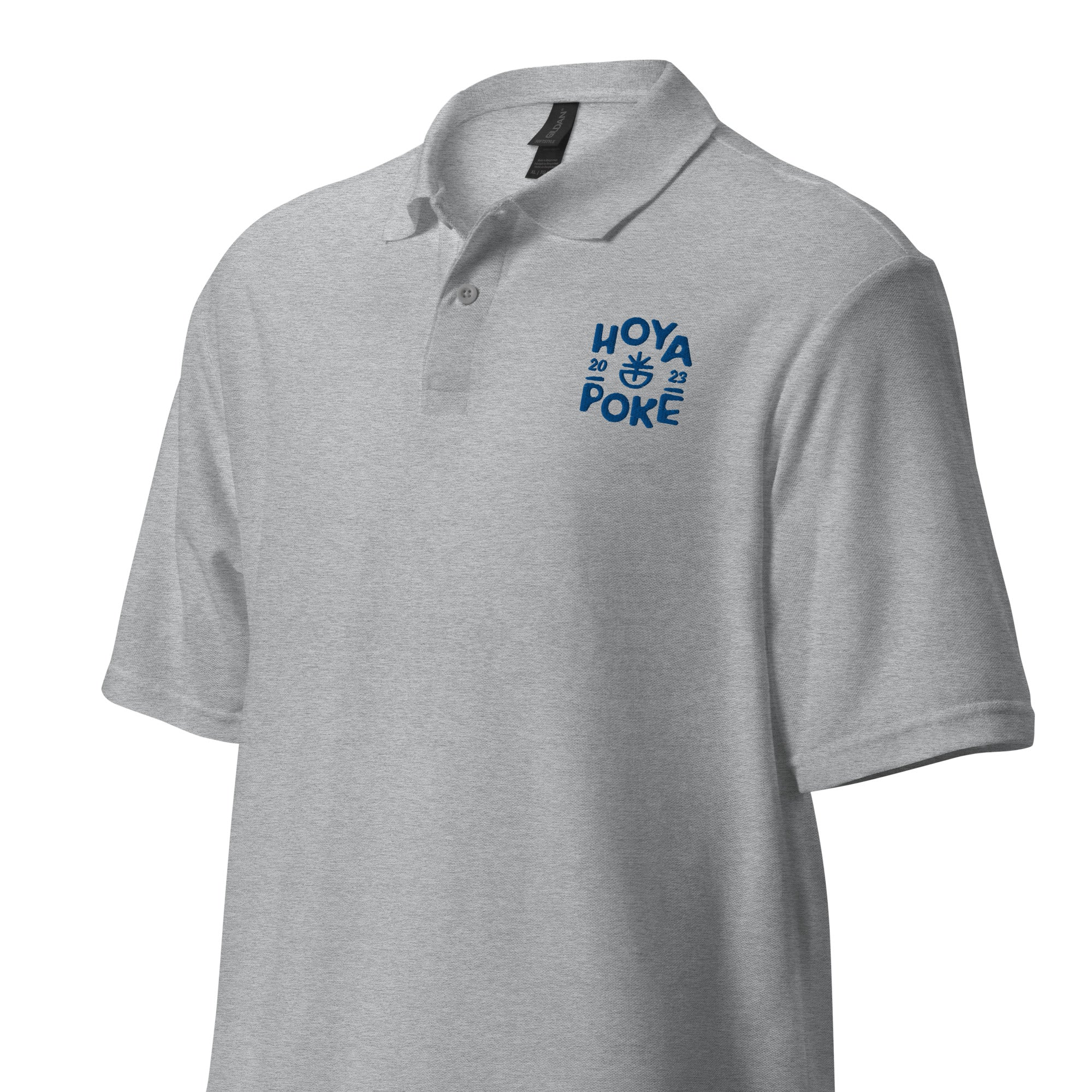 Hoya Poké - Polo piqué unisexe - Brodé