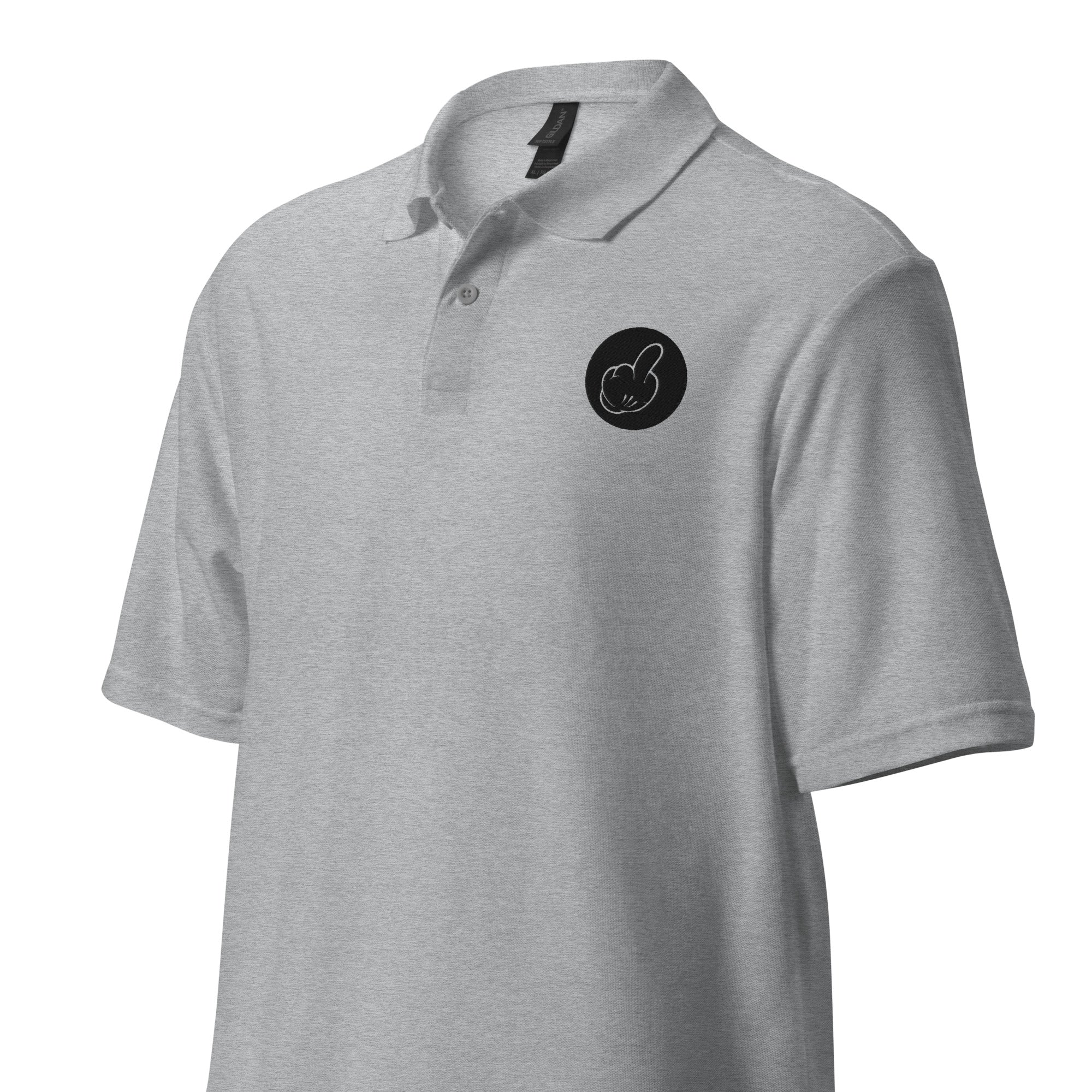 Fuck - Mickey - Polo piqué unisexe - Brodé