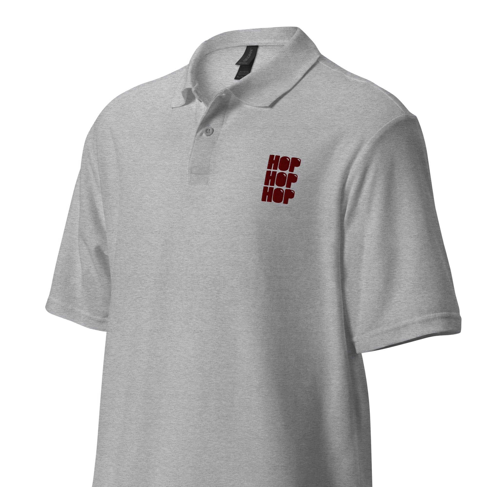 Hop Hop Hop - Polo piqué unisexe - Brodé