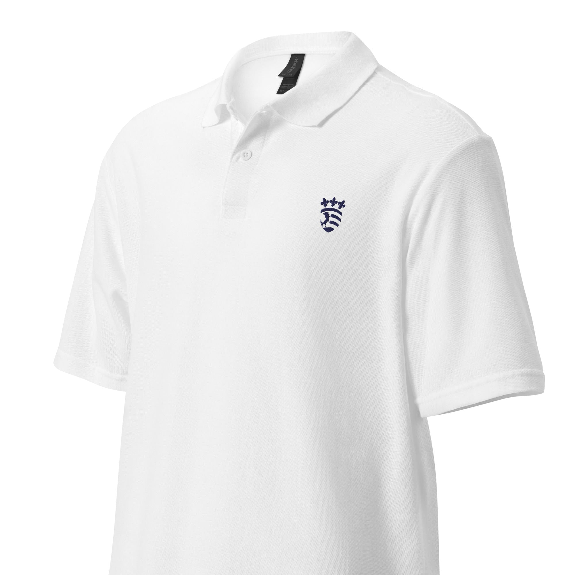 Blason Pézenas - Polo piqué unisexe brodé