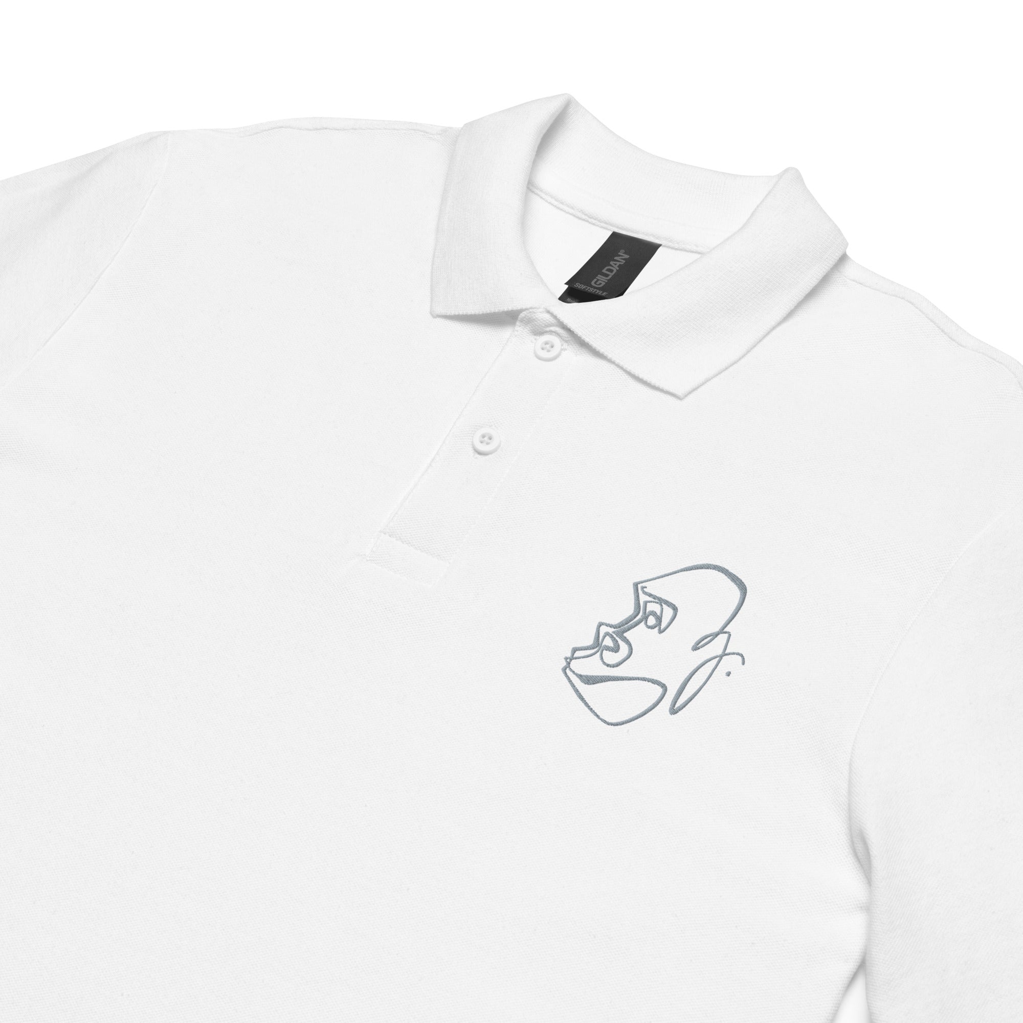 Gorille Nicolas Jouas - Polo piqué unisexe - Brodé