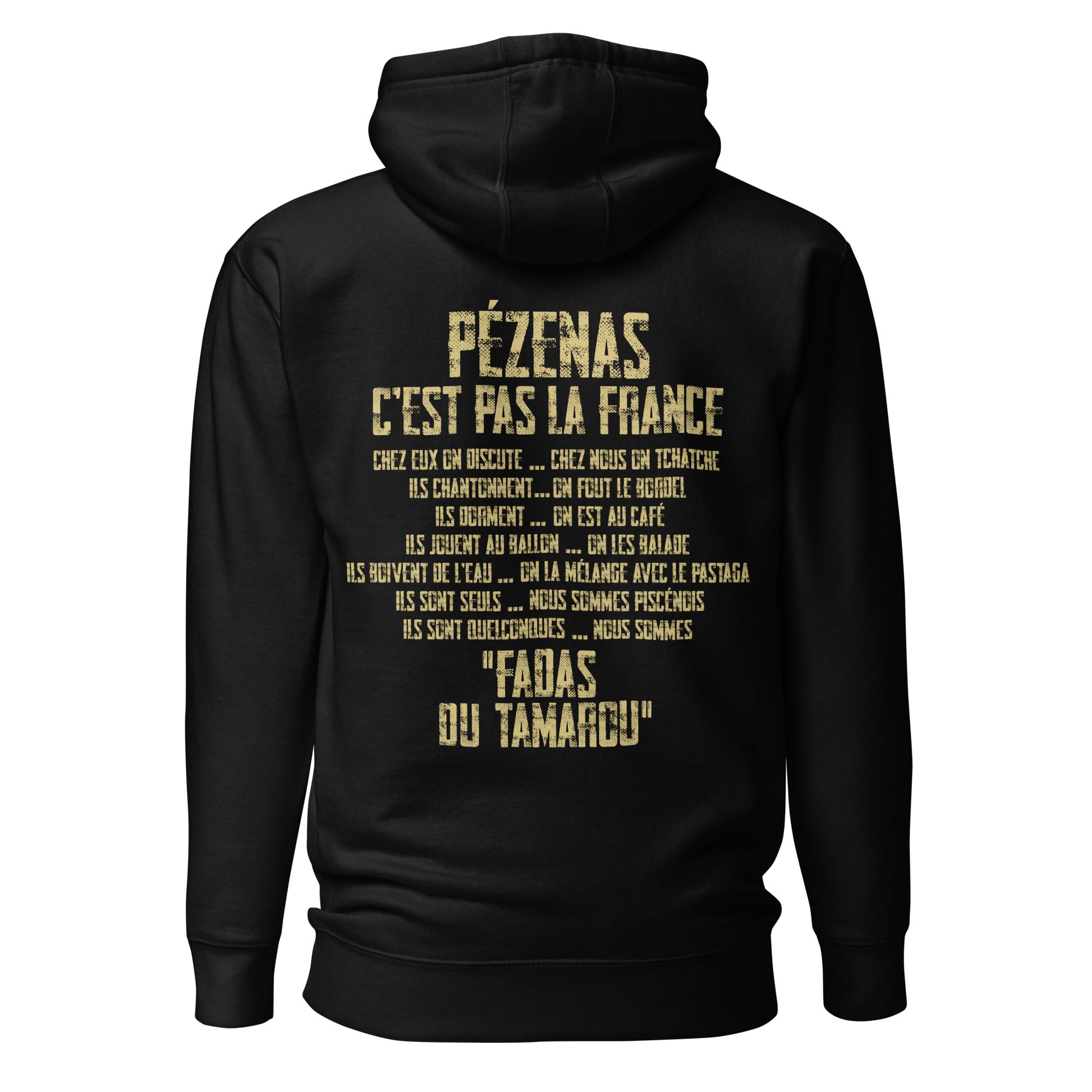 Fadas du Tamarou - Pro - Sweat à Capuche Unisexe imp. cœur et dos