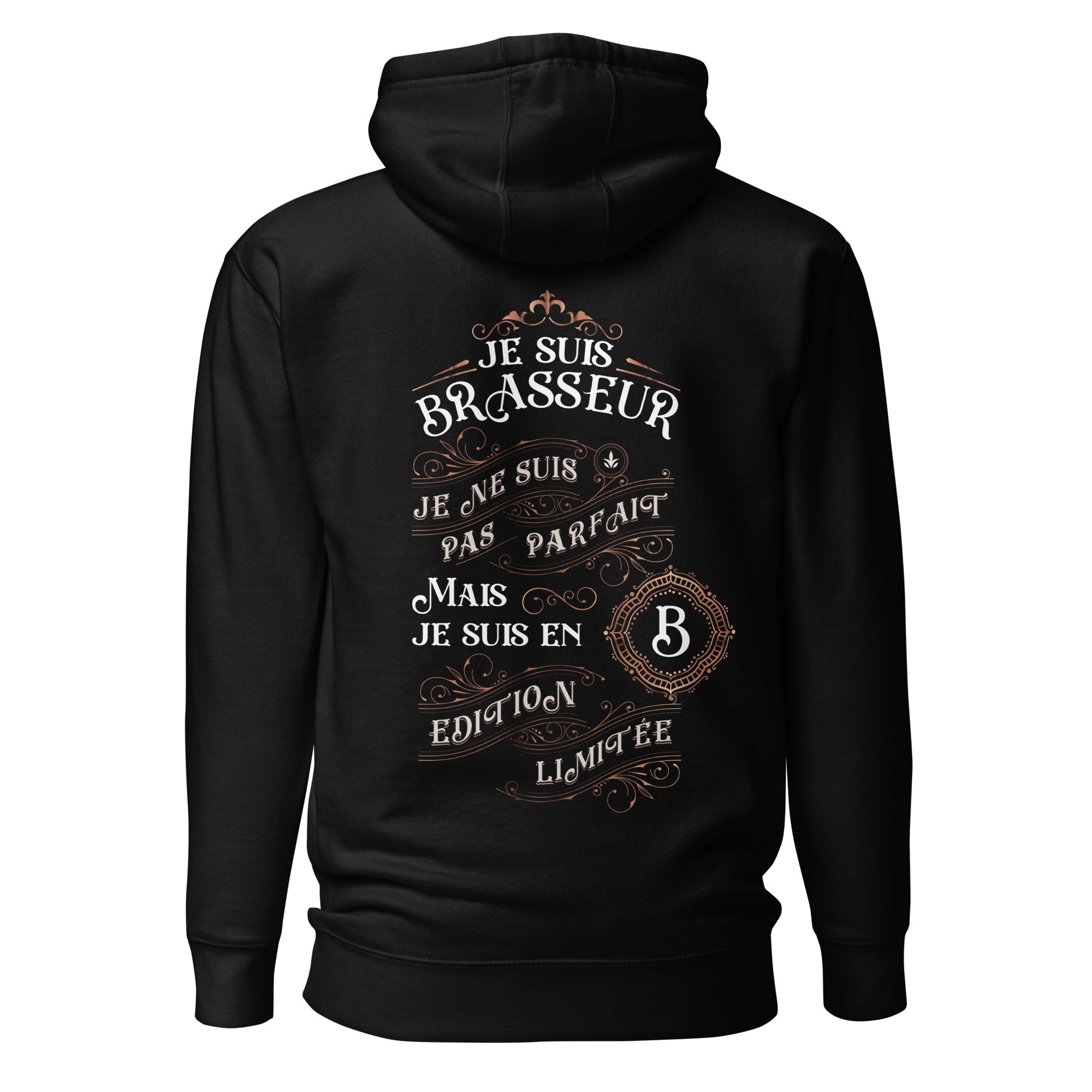 Brasseur en édition limitée - Sweat à Capuche Unisexe - Dos uniquement