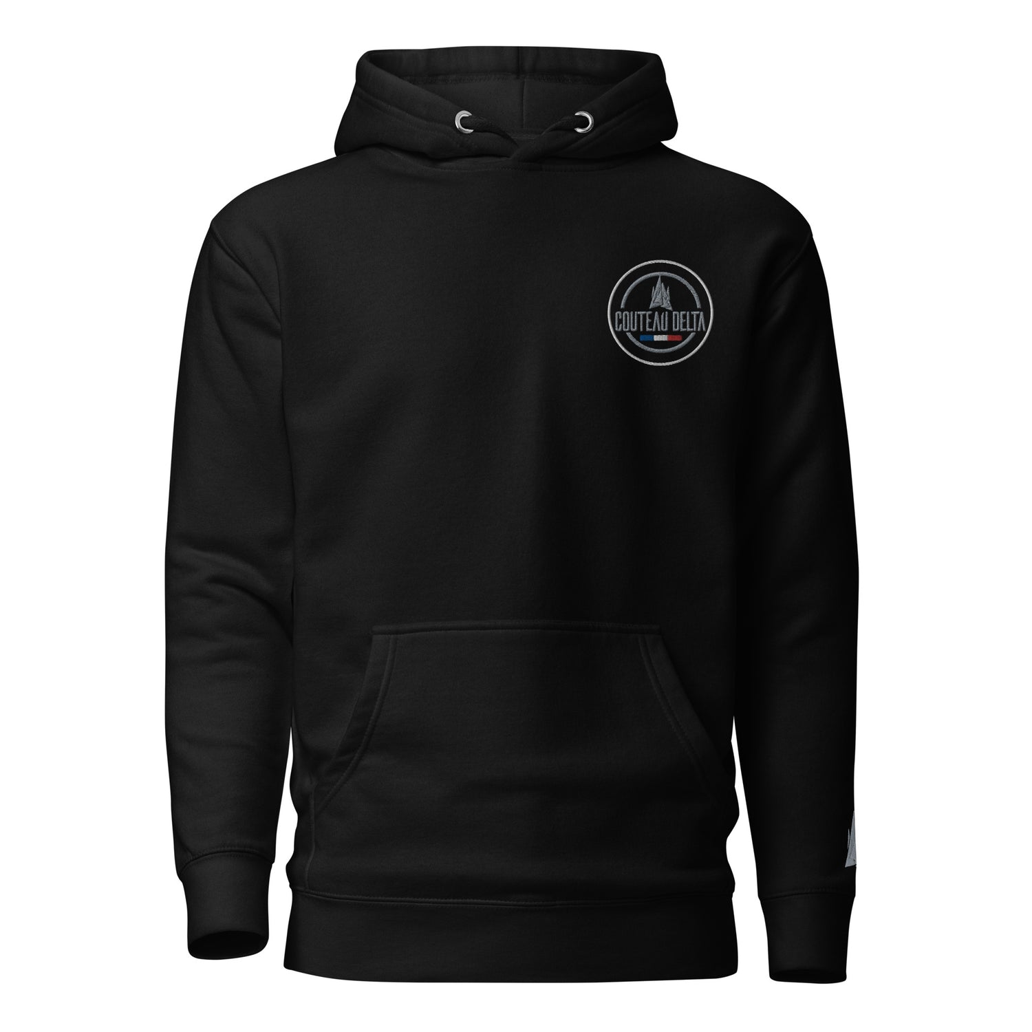 Couteau Delta - Sweat à Capuche Unisexe - Coeur et Poignet - Brodé