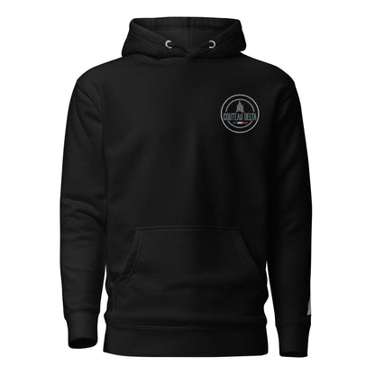 Couteau Delta - Sweat à Capuche Unisexe - Coeur et Poignet - Brodé