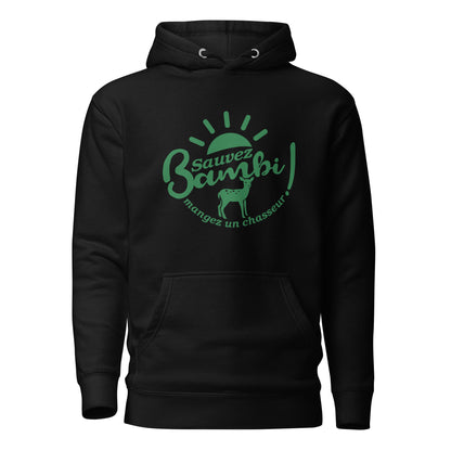 Sauvez Bambi - Sweat à Capuche Unisexe