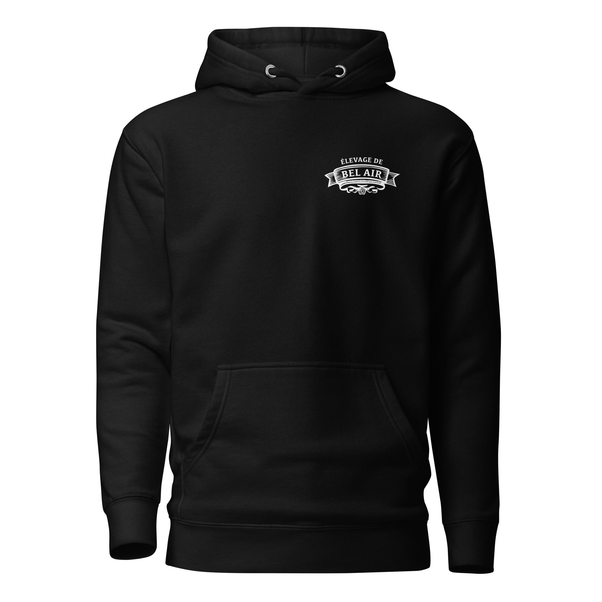 Devaux - Sweat à Capuche Unisexe - bel air - cœur et dos