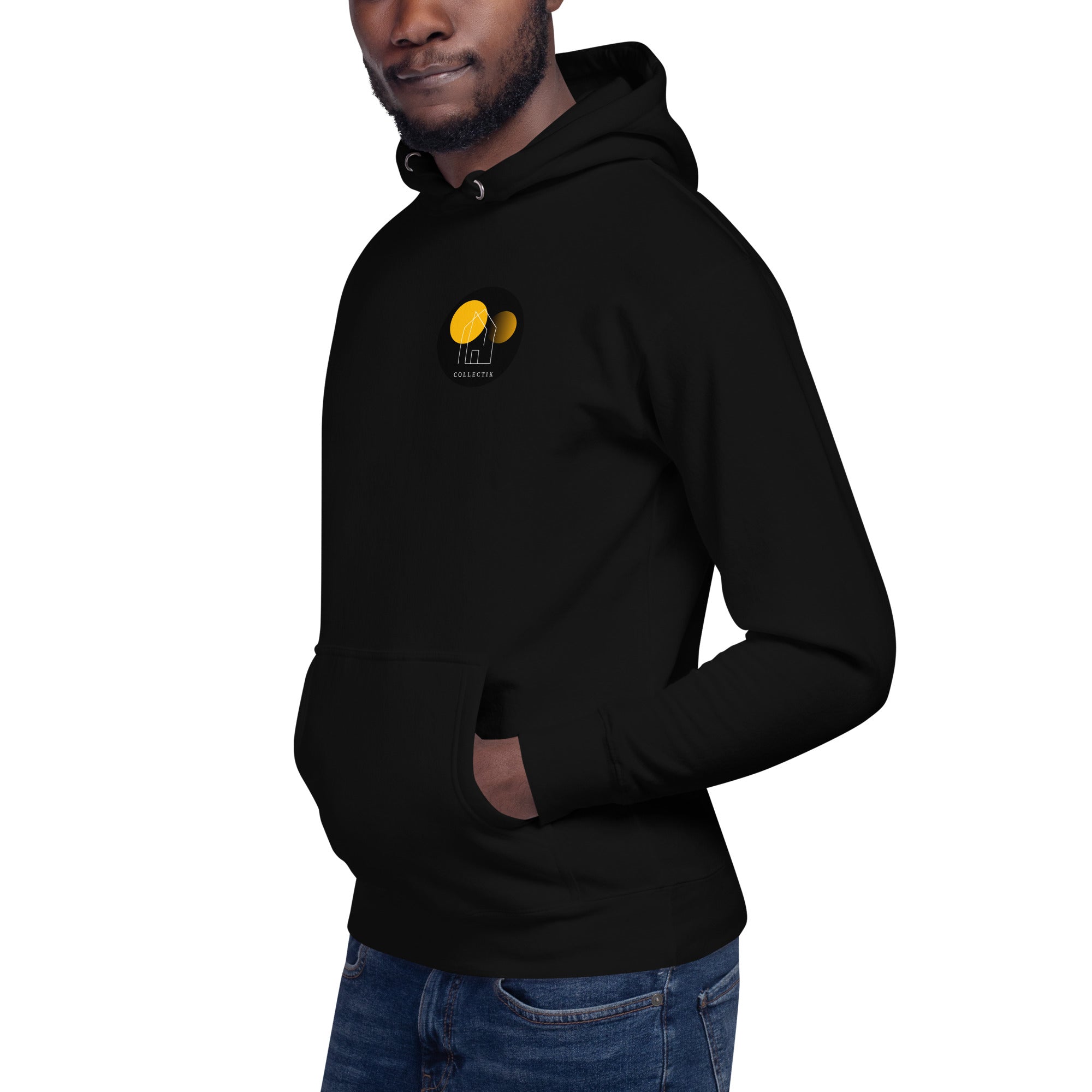 Collectik - Sweat à Capuche Unisexe - Coeur uniquement