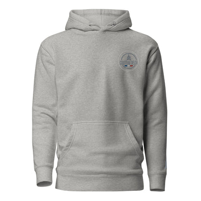Couteau Delta - Sweat à Capuche Unisexe - Coeur et Poignet - Brodé