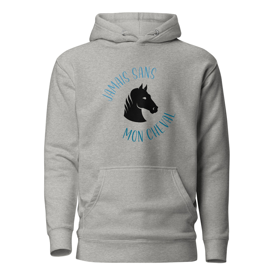 Jamais sans mon cheval - Sweat à Capuche Unisexe