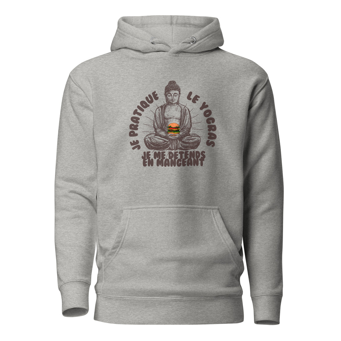 Je pratique le yogras -Sweat à Capuche Unisexe