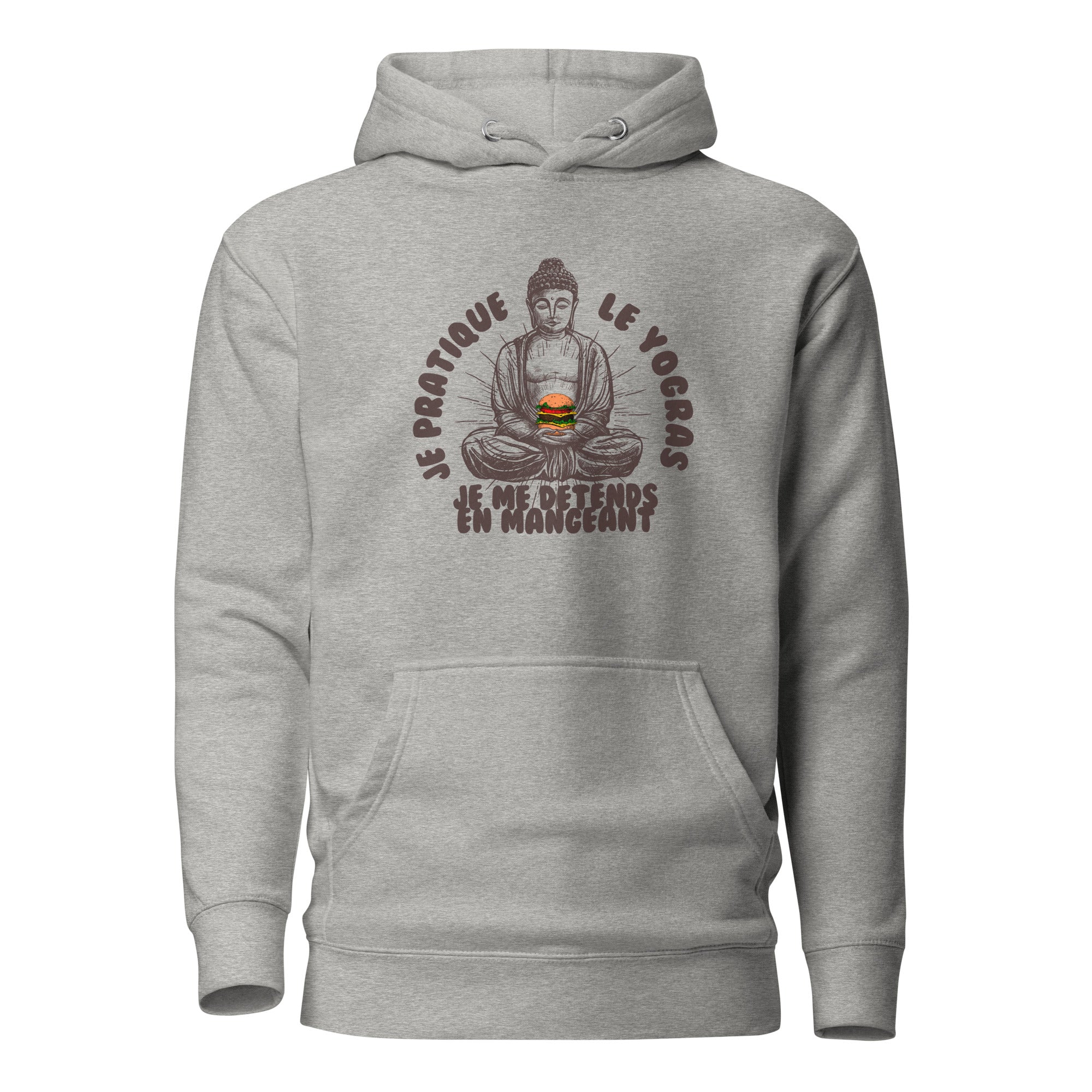 Je pratique le yogras -Sweat à Capuche Unisexe