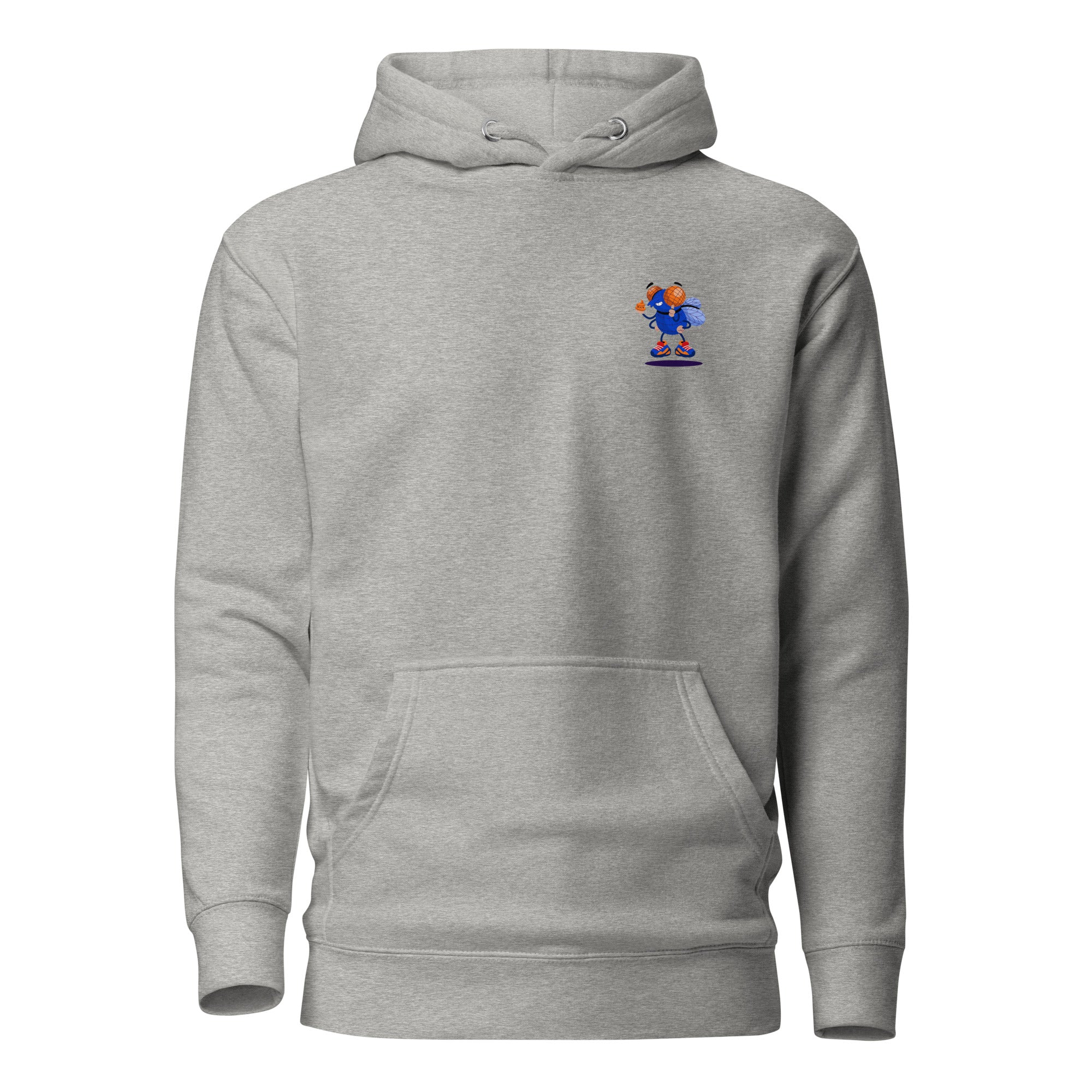 Zebi la mouche - Sweat à Capuche Unisexe - Coeur et Dos