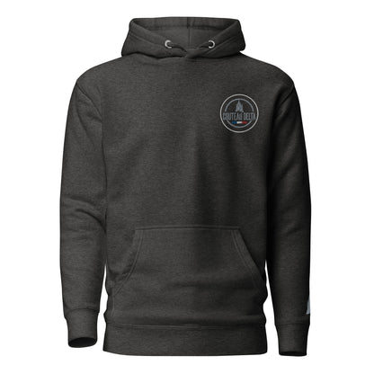 Couteau Delta - Sweat à Capuche Unisexe - Coeur et Poignet - Brodé