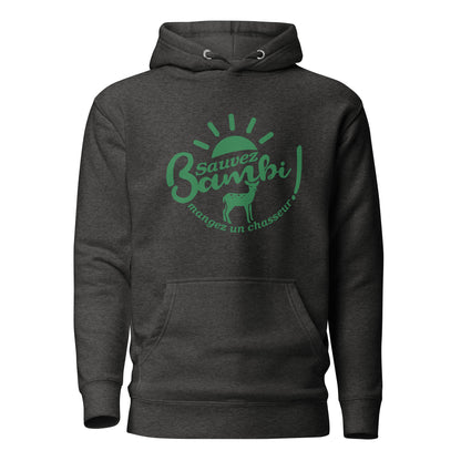 Sauvez Bambi - Sweat à Capuche Unisexe