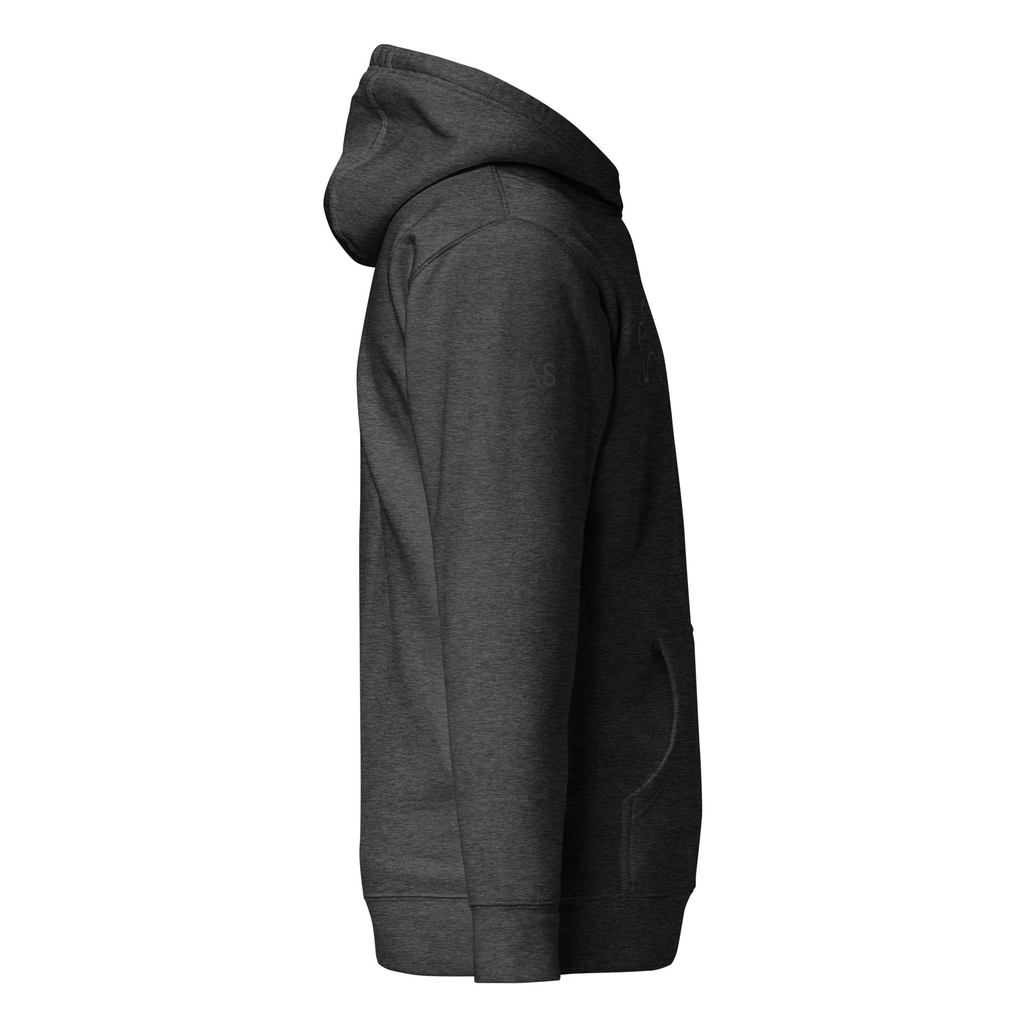 Fero Mone - Sweat à Capuche Unisexe - 2 Marquage - Face et Manche