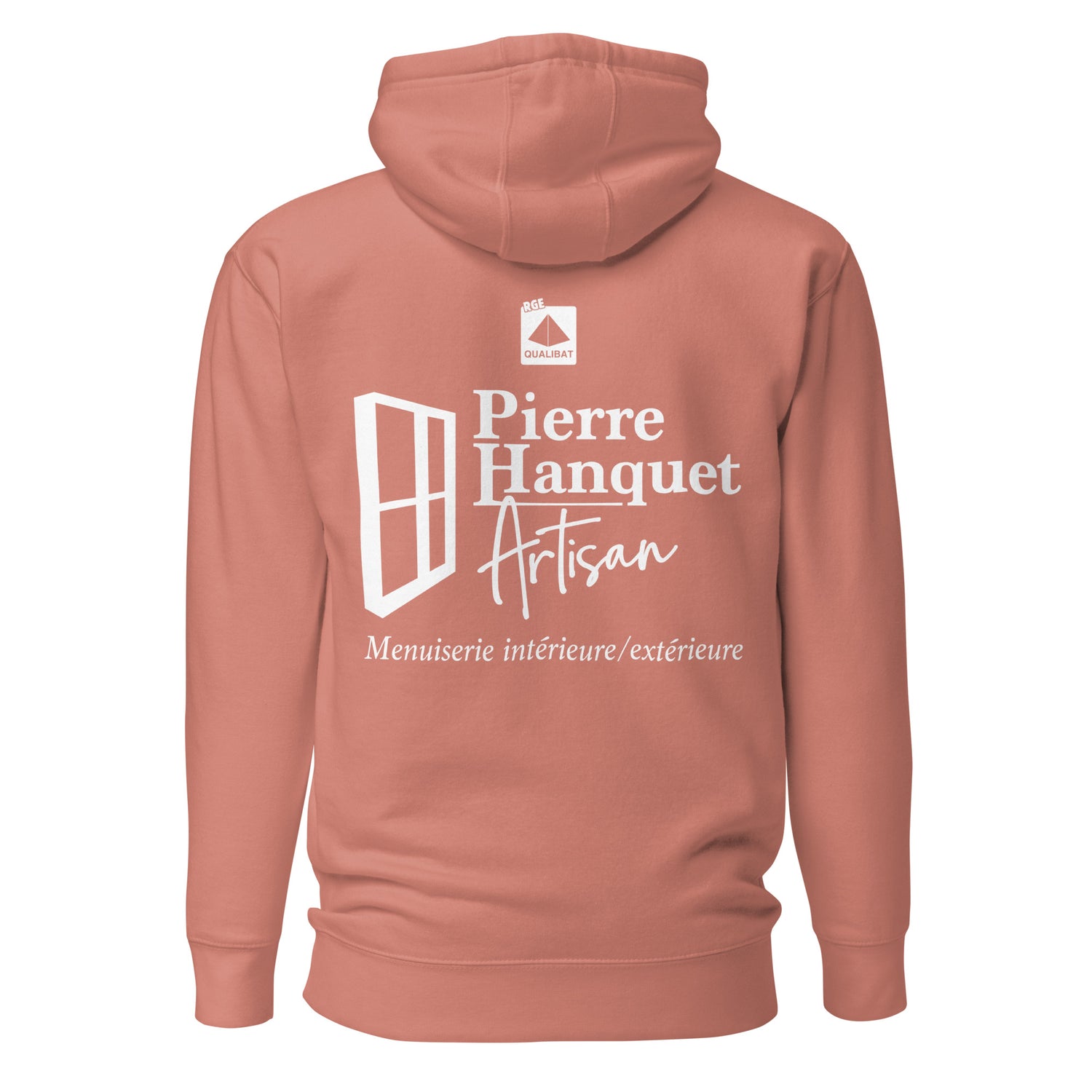 Pierre Hanquet - Sweat à Capuche Unisexe - Coeur Brodé et Dos