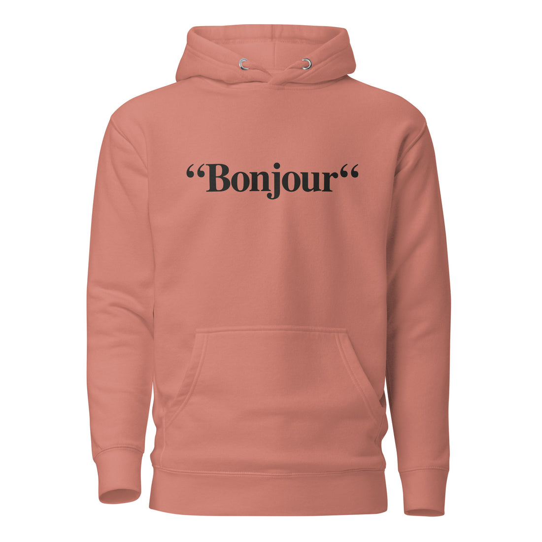 &quot;Bonjour&quot; - Sweat à Capuche Unisexe