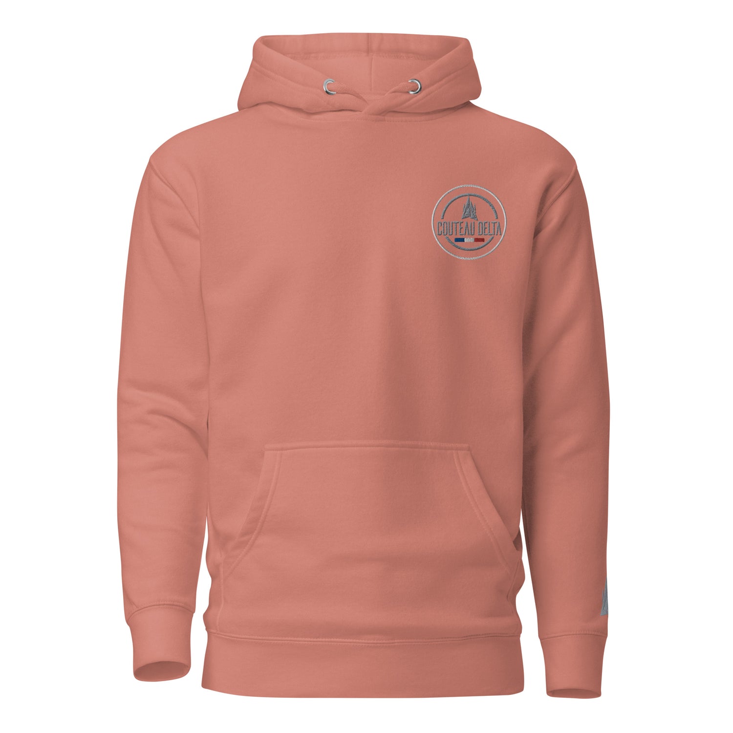 Couteau Delta - Sweat à Capuche Unisexe - Coeur et Poignet - Brodé