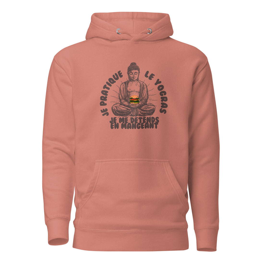 Je pratique le yogras -Sweat à Capuche Unisexe