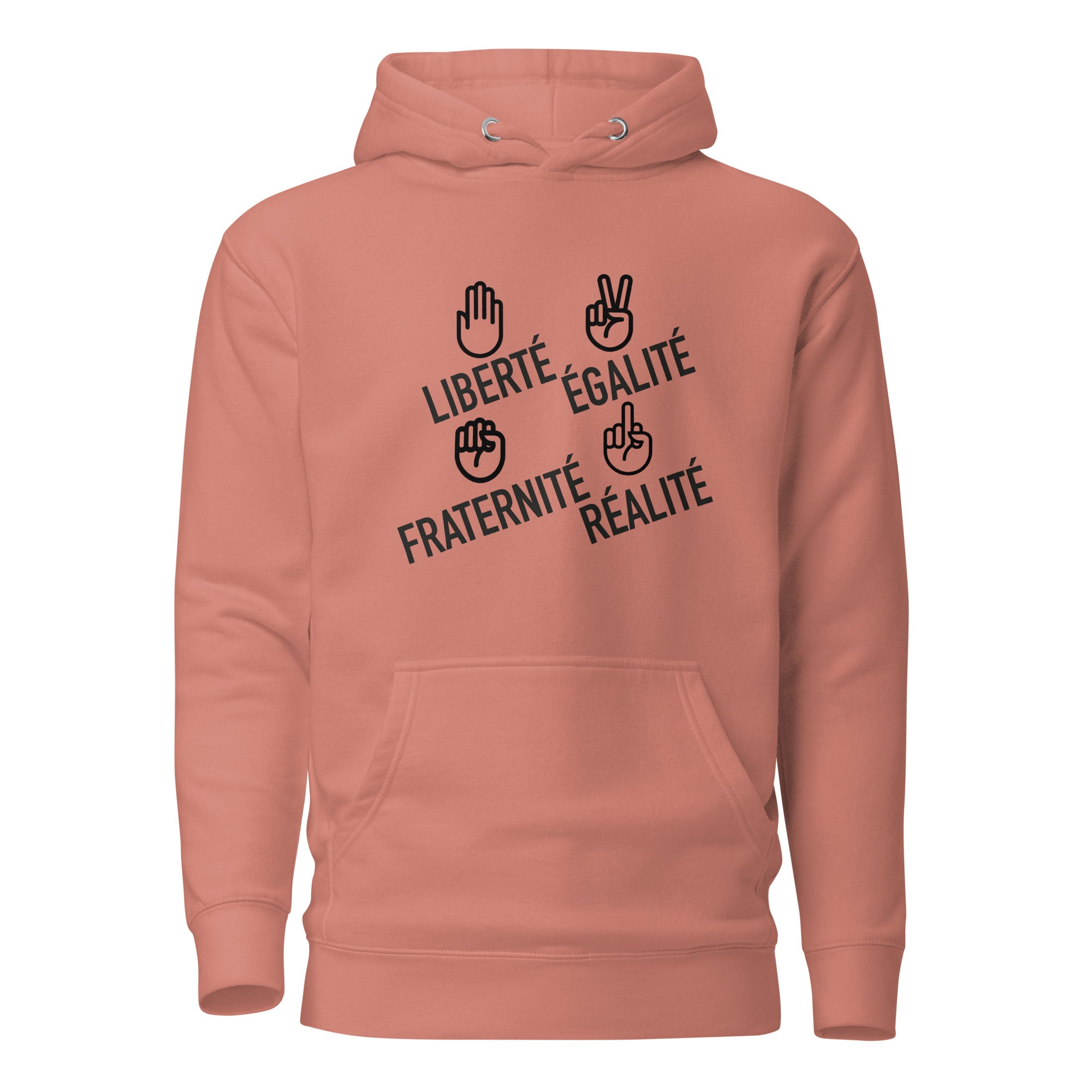 Liberté égalité fraternité réalité  - Sweat à Capuche Unisexe