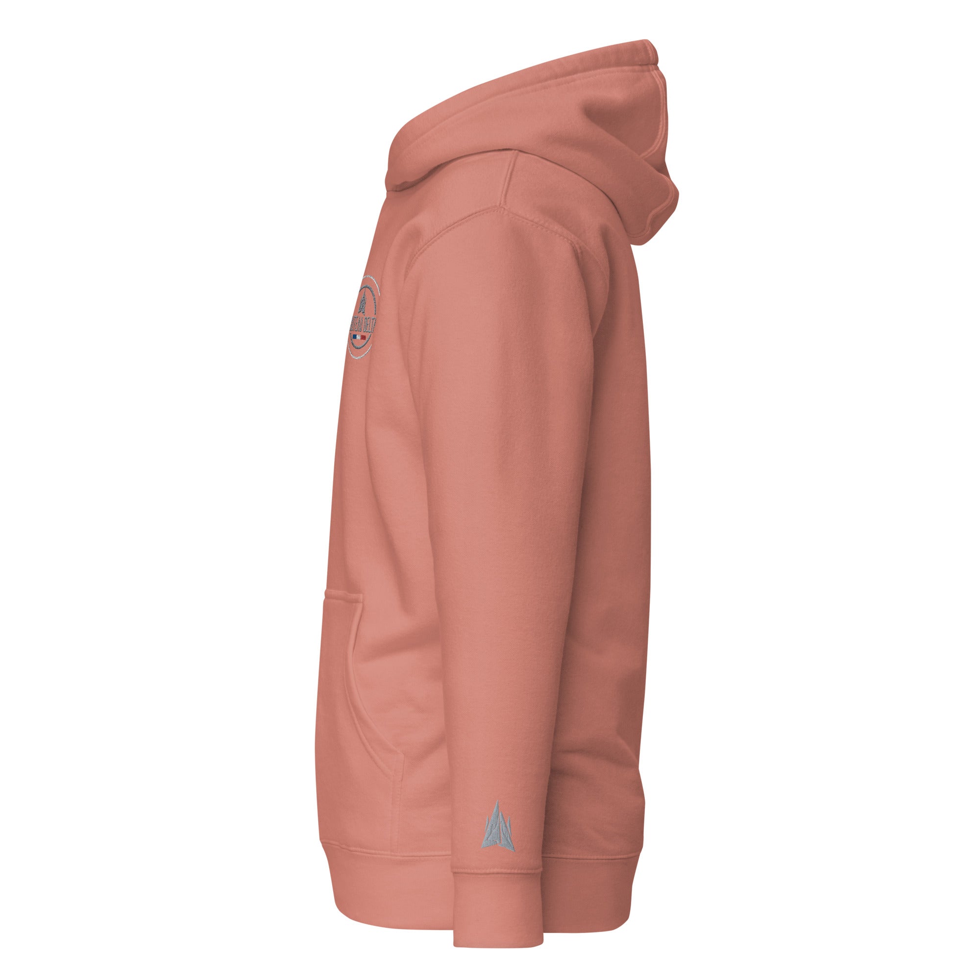 Couteau Delta - Sweat à Capuche Unisexe - Coeur et Poignet - Brodé