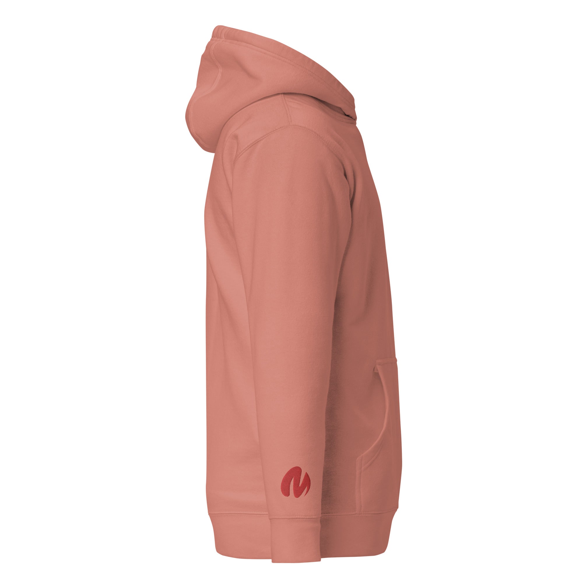 Media Group - Pro - Sweat à Capuche Unisexe - Brodé - Cœur &amp; Manche