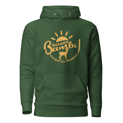 Sauvez Bambi - Sweat à Capuche Unisexe