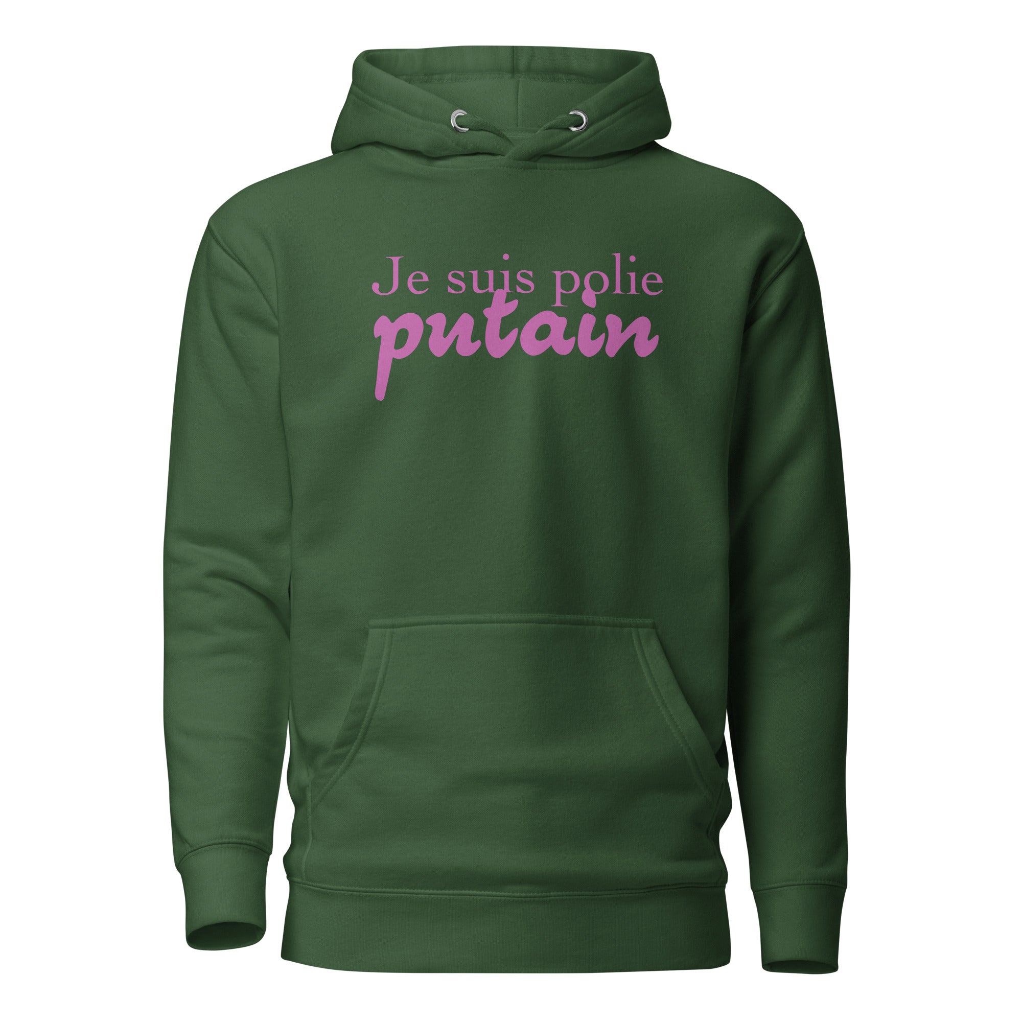Je suis polie - Sweat à Capuche Unisexe