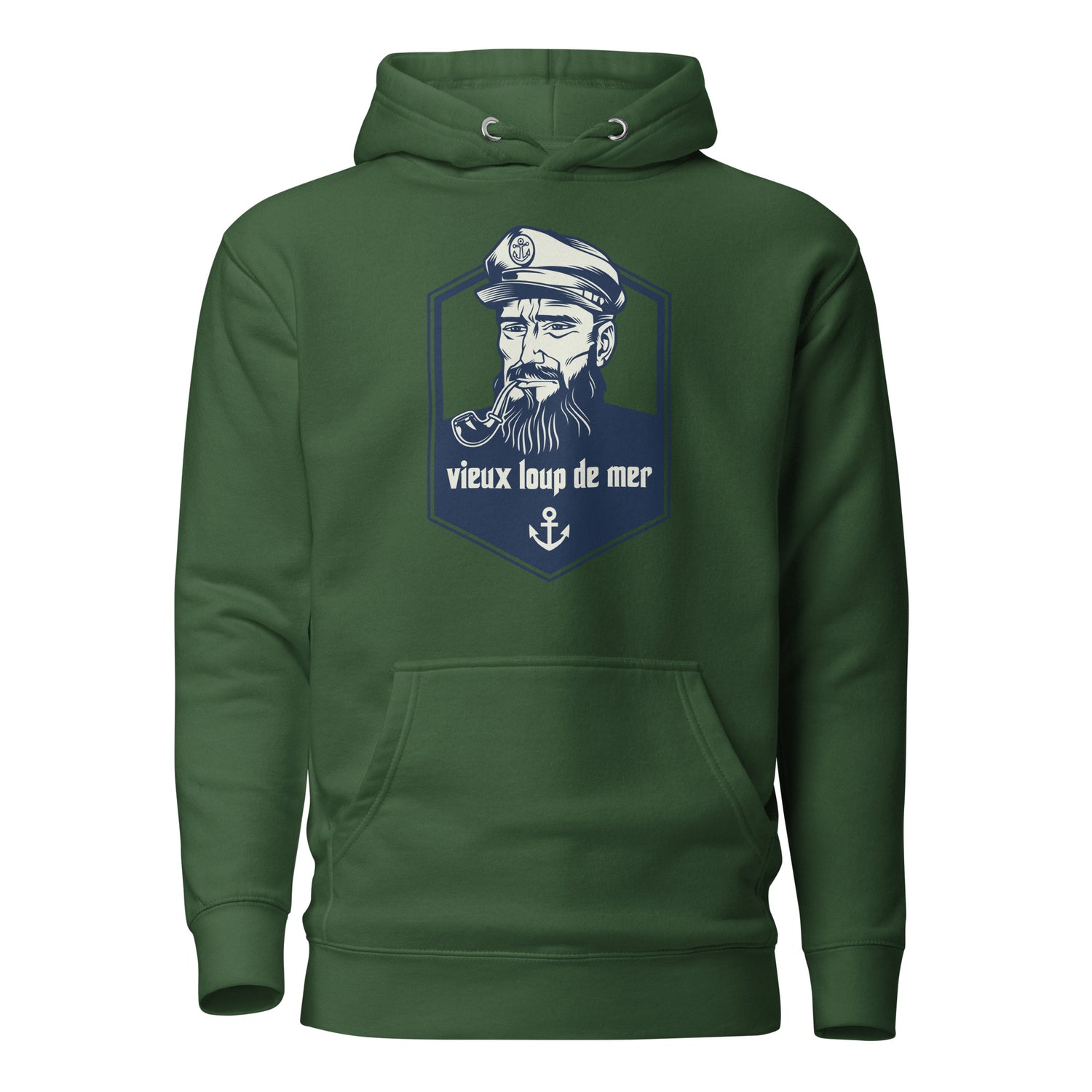 Vieux loup de mer - Sweat à Capuche Unisexe