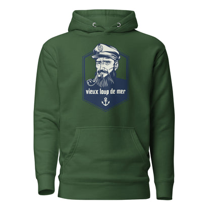 Vieux loup de mer - Sweat à Capuche Unisexe