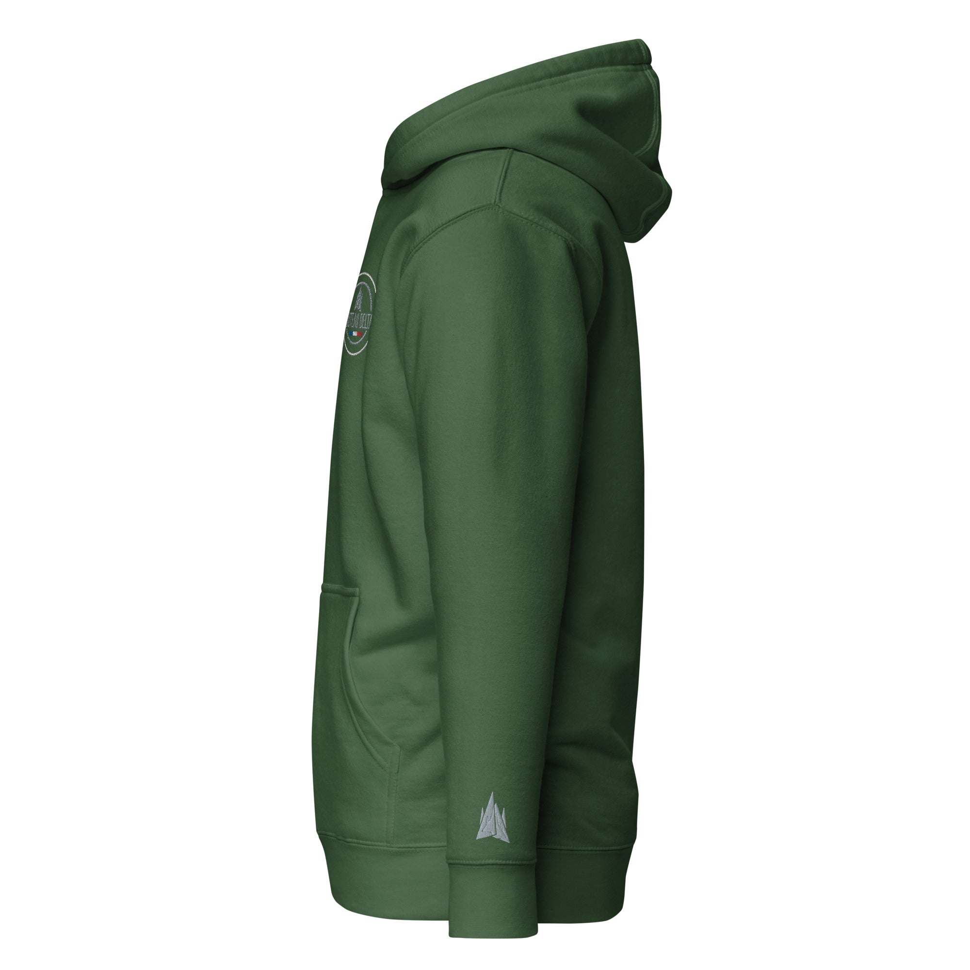 Couteau Delta - Sweat à Capuche Unisexe - Coeur et Poignet - Brodé