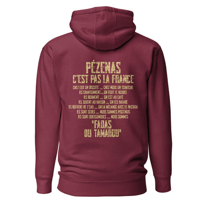 Fadas du Tamarou - Sweat à Capuche Unisexe - Coeur &amp; dos