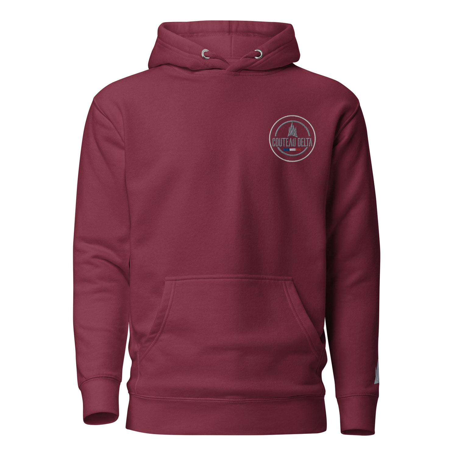 Couteau Delta - Sweat à Capuche Unisexe - Coeur et Poignet - Brodé