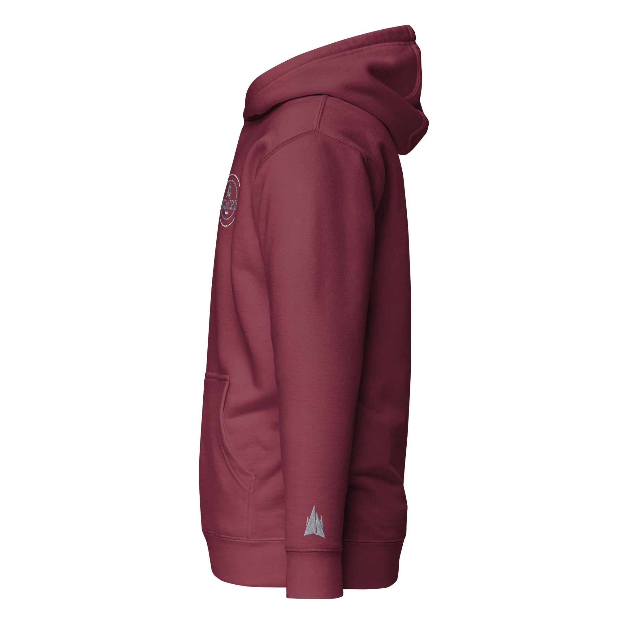 Couteau Delta - Sweat à Capuche Unisexe - Coeur et Poignet - Brodé